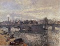 コルネイユ橋ルーアンの朝の効果 1896年 カミーユ・ピサロ